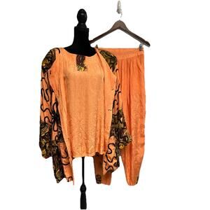 VTG Sophia New York Artsy Art To Wear Funky Colorful Medium Oversized Lagenlook